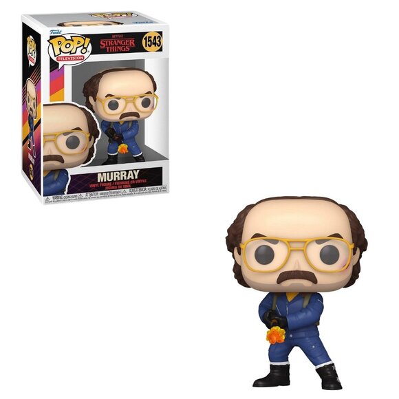 Funko Pop! Stranger Things: Season 4 - Murray with Flamethrower #1543 - Picture 1 of 3